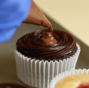 Nutella Hazelnut Cupcake